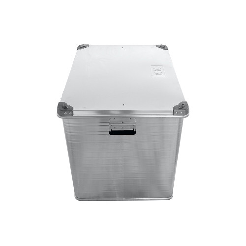 Ящик алюминиевый РИФ усиленный с замком 782х585х622 мм (ДхШхВ)