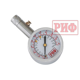 Манометр РИФ (серебро) от 0 до 1 атм.