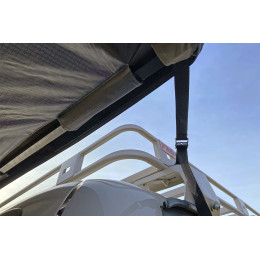 Маркиза автомобильная РИФ веерная, безопорная 2,3х2 м (левая)