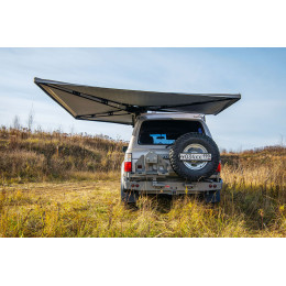 Маркиза автомобильная РИФ веерная, безопорная 2,3х2 м (левая)