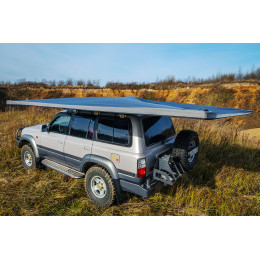 Маркиза автомобильная РИФ веерная, безопорная 2,3х2 м (левая)