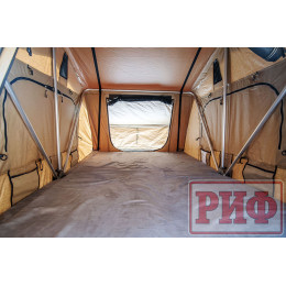 Палатка на крышу автомобиля РИФ Soft RT02-140, тент песочный