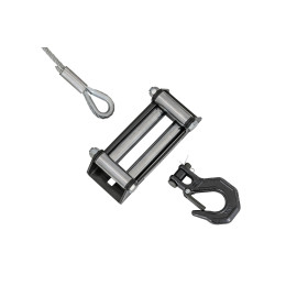 Лебёдка автомобильная электрическая 12V Runva 6000 lbs 2722 кг (стальной трос)