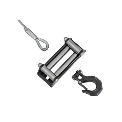 Лебёдка автомобильная электрическая 12V Runva 6000 lbs 2722 кг (стальной трос)