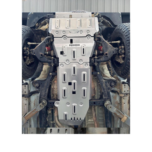 Защита Falcon радиатора, картера, РК, КПП для Toyota Hilux 2015-2024, алюминий, 8 мм