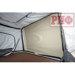 Палатка на крышу автомобиля РИФ Hard RT03-165, корпус черный, тент серый