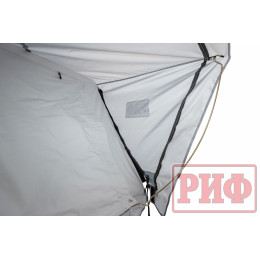 Палатка на крышу автомобиля РИФ Hard RT03-165, корпус черный, тент серый