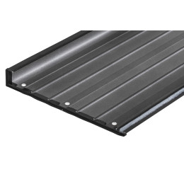 Крышка кузова РИФ для Foton Tunland V7VG9, роллета раздвижная, 1635x1659 мм, алюминиевая, черная