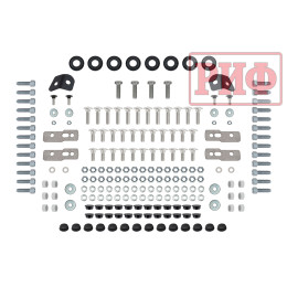 Багажник экспедиционный (платформа) алюминиевый РИФ 1250x1510 мм для ВАЗ Нива (с крепежом)