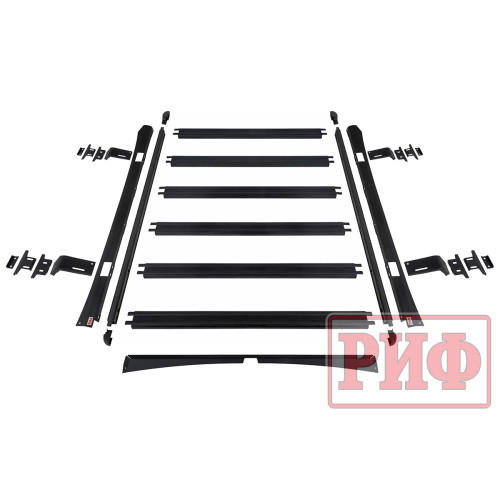 Багажник экспедиционный (платформа) алюминиевый РИФ 1250x1510 мм для ВАЗ Нива (с крепежом)