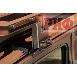 Багажник экспедиционный (платформа) алюминиевый РИФ 1250x1510 мм для ВАЗ Нива (с крепежом)