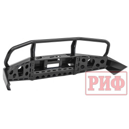 Бампер РИФ силовой передний Ford Ranger T6 2011-2015 с доп. фарами и защитной дугой