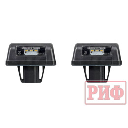 Бампер РИФ силовой задний Isuzu D-MAX (2012-2021) с квадратом под фаркоп и фонарями, стандарт