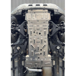 Защита Falcon радиатора, картера, РК, КПП для GWM Poer, дизель, алюминий, 8 мм