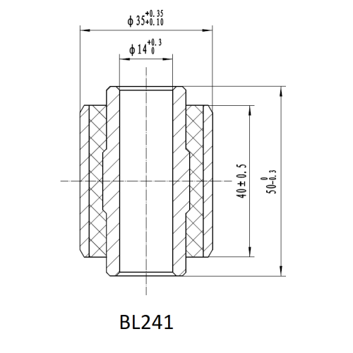 Втулка амортизаторов РИФ SA241, SA245 (с маркировкой 1)