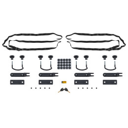 Бокс автомобильный на крышу Pentair RESORT 510L белый глянец, двусторонний