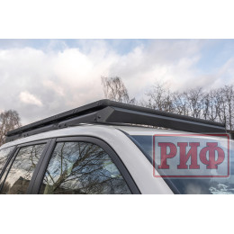 Багажник экспедиционный (платформа) алюминиевый РИФ 1150x2080 мм для Toyota Land Cruiser Prado 150 (с крепежом)