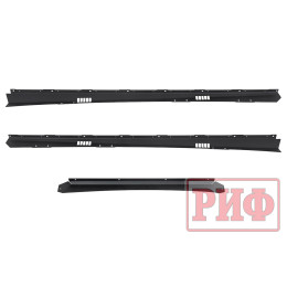 Багажник экспедиционный (платформа) алюминиевый РИФ 1150x2080 мм для Toyota Land Cruiser Prado 150 (с крепежом)