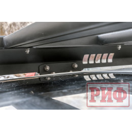 Багажник экспедиционный (платформа) алюминиевый РИФ 1150x2080 мм для Toyota Land Cruiser Prado 150 (с крепежом)