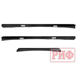 Багажник экспедиционный (платформа) алюминиевый РИФ 1150x2080 мм для Toyota Land Cruiser Prado 150 (с крепежом)