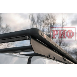 Багажник экспедиционный (платформа) алюминиевый РИФ 1150x2080 мм для Toyota Land Cruiser Prado 150 (с крепежом)