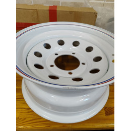 Диск усиленный УАЗ стальной белый 5x139,7 7xR15 d110 ET-3 (уценка)