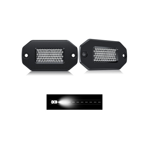 Светодиодные фары рабочего света AURORA 76x38 мм 20W LED