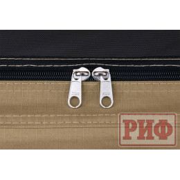 Палатка на крышу автомобиля РИФ Hard RT03-140, корпус черный, тент песочный