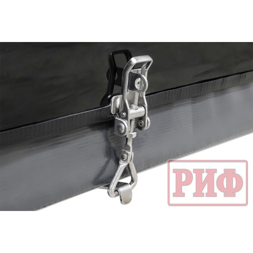Палатка на крышу автомобиля РИФ Hard RT03-140, корпус черный, тент песочный