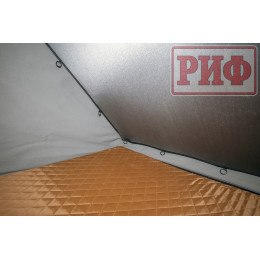 Палатка на крышу автомобиля РИФ Hard RT05-130, корпус алюминий, тент серый