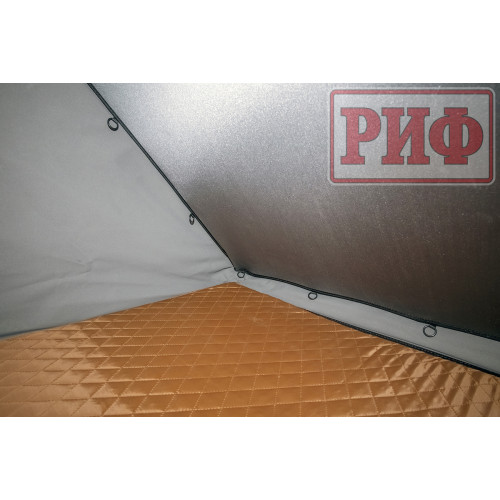 Палатка на крышу автомобиля РИФ Hard RT05-130, корпус алюминий, тент серый