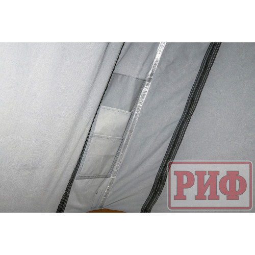 Палатка на крышу автомобиля РИФ Hard RT05-130, корпус алюминий, тент серый