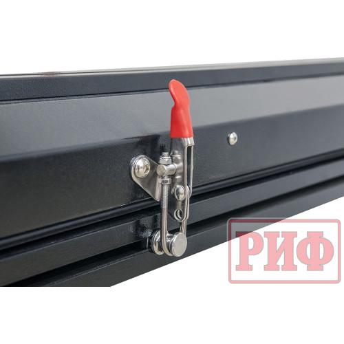 Палатка на крышу автомобиля РИФ Hard RT05-130, корпус алюминий, тент серый