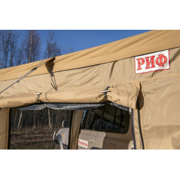 Стенки для комбинированной (прямоугольной с веерной частью) маркизы 2,5х 2 м левая