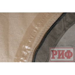 Палатка на крышу автомобиля РИФ Hard RT04-125, корпус белый, тент песочный