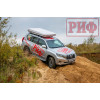 Палатка на крышу автомобиля РИФ Hard RT04-125, корпус белый, тент песочный