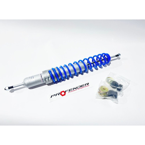 Демпфер рулевой Profender 4х4 с возвратной пружиной для ГАЗ Соболь 4x4 до 2020 года, Nissan Patrol Y60/Y61 до 02/2000 (шток-шток)