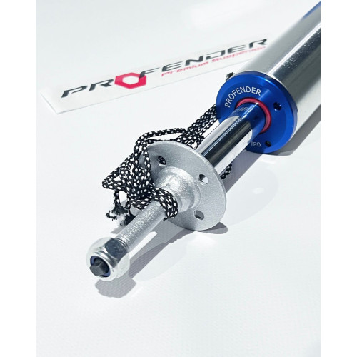 Амортизатор задний лифт 4" для TLC 70 легкой серии 90+ с регулировкой  жесткости амортизатора  (хром) давление 100-200PSI