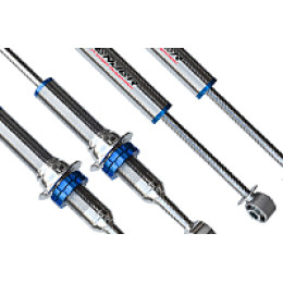 Амортизатор задний лифт 0-2" з для 4Runner /120 prado/FJ с регулировкой  жесткости азотом и пружины (хром) давление 100-200PSI