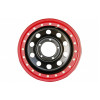 Диск усиленный УАЗ стальной черный 5x139,7 8xR15 d110 ET-19 с псевдо бедлоком (красный)