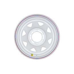 Диск усиленный Тойота Ниссан стальной белый 6x139,7 8xR16 d110 ET+10 (треуг.)