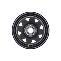 Диск усиленный JEEP стальной черный 5х127 8xR17 d75 ET-0 (треугольник мелкий)