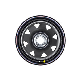 Диск усиленный JEEP стальной черный 5х127 8xR17 d75 ET-0 (треугольник мелкий)