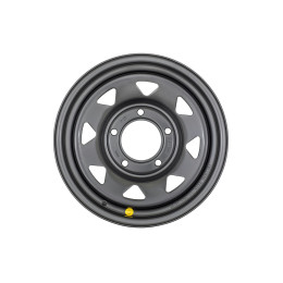 Диск усиленный ВАЗ НИВА стальной черный матовый 5x139,7 7xR15 d98,5 ET+25 (треугольник)